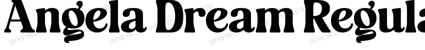 Angela Dream Regular字体转换